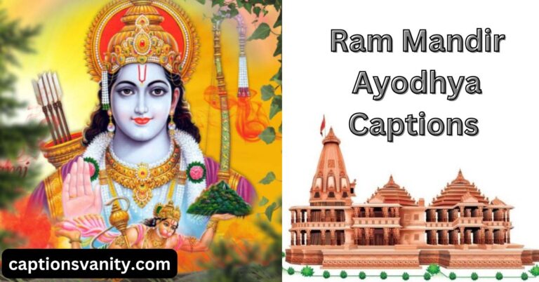 Ram Mandir Ayodhya Captions