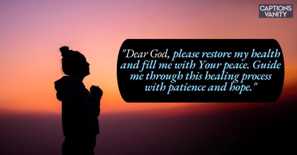 Short Prayer for Healing and Recovery