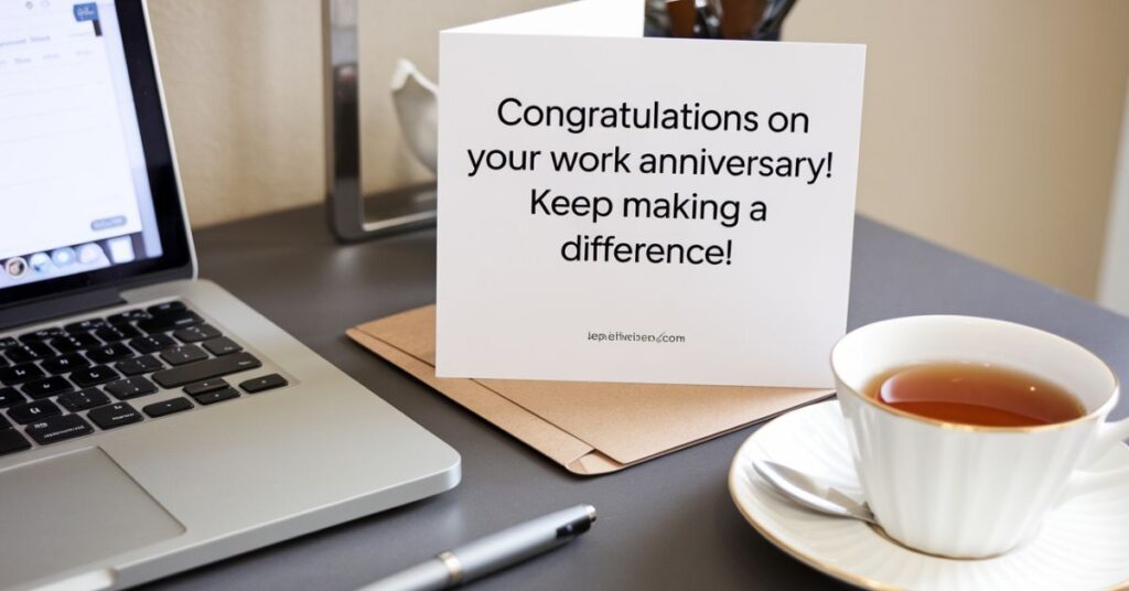 Inspirational Work Anniversary Quotes for Myself